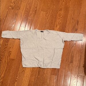 Express Heather Gray Knit Sweater